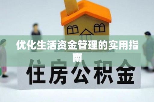 土默特左旗优化生活资金管理的实用指南