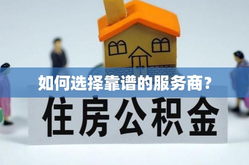 土默特左旗如何选择靠谱的服务商？