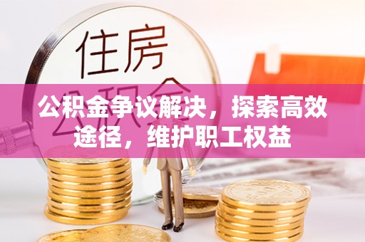 土默特左旗公积金争议解决，探索高效途径，维护职工权益